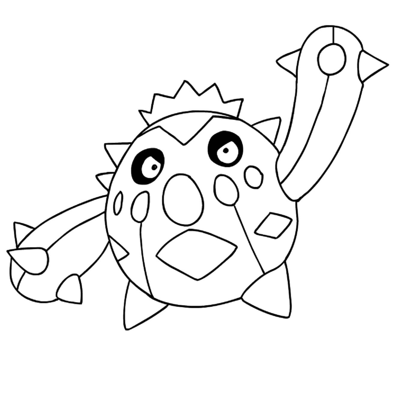 Dibujo de Cacnea para Colorear