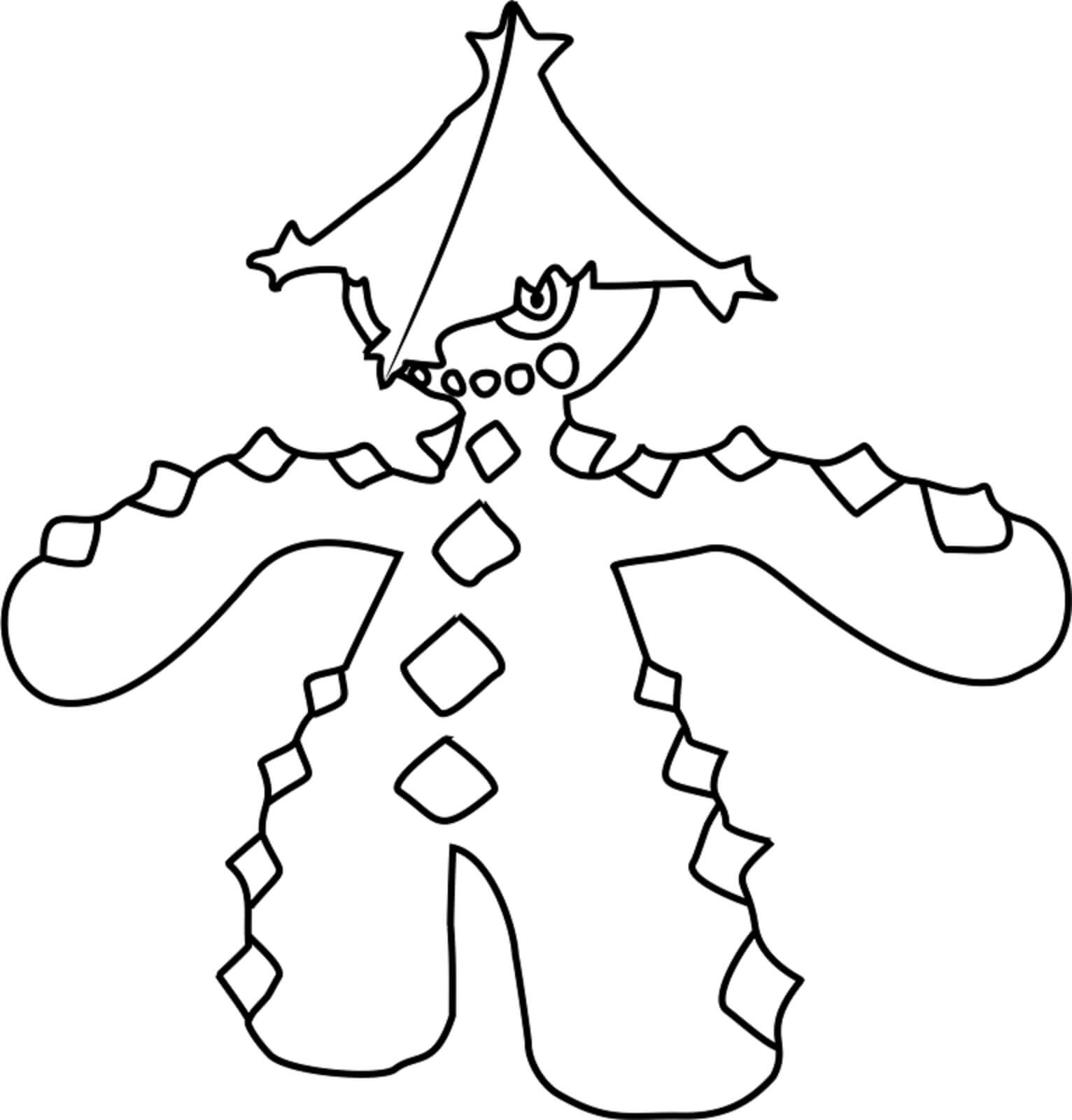 Dibujo de Cacturne para Colorear