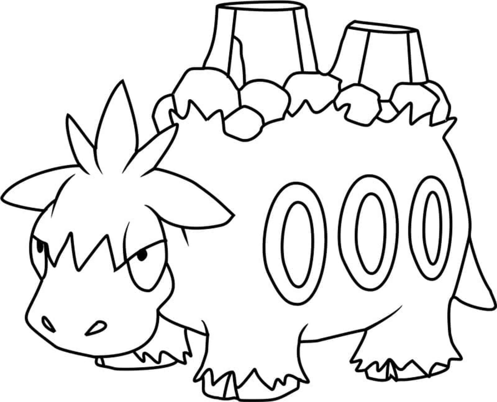 Dibujo de Camerupt para Colorear