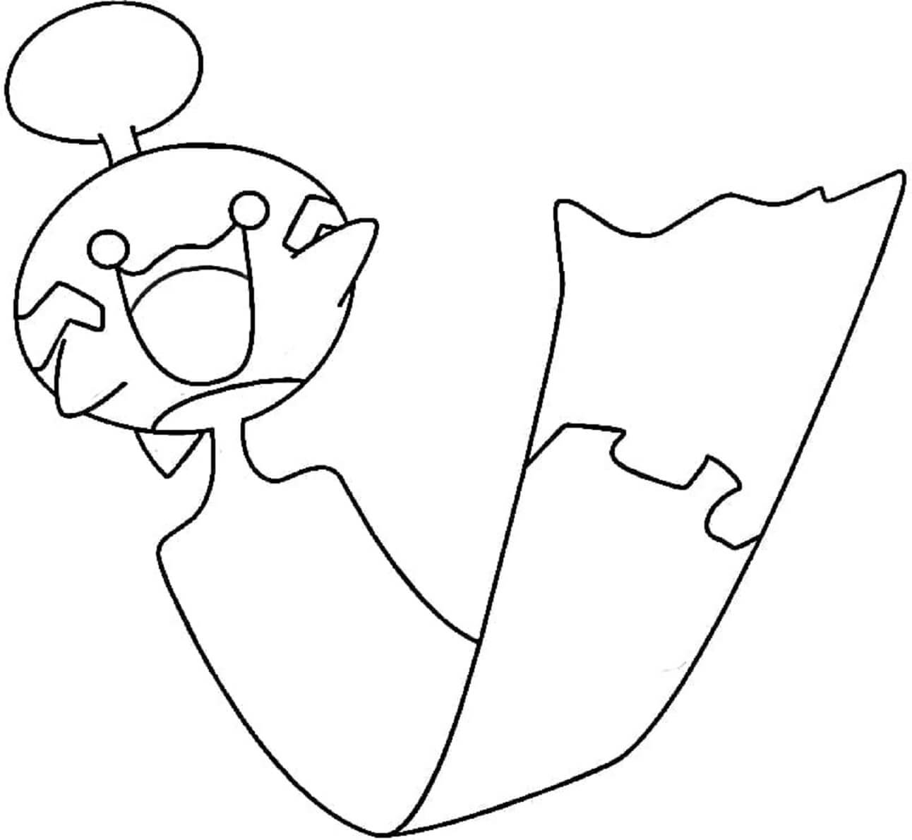 Dibujo de Chimecho en Pokémon para Colorear