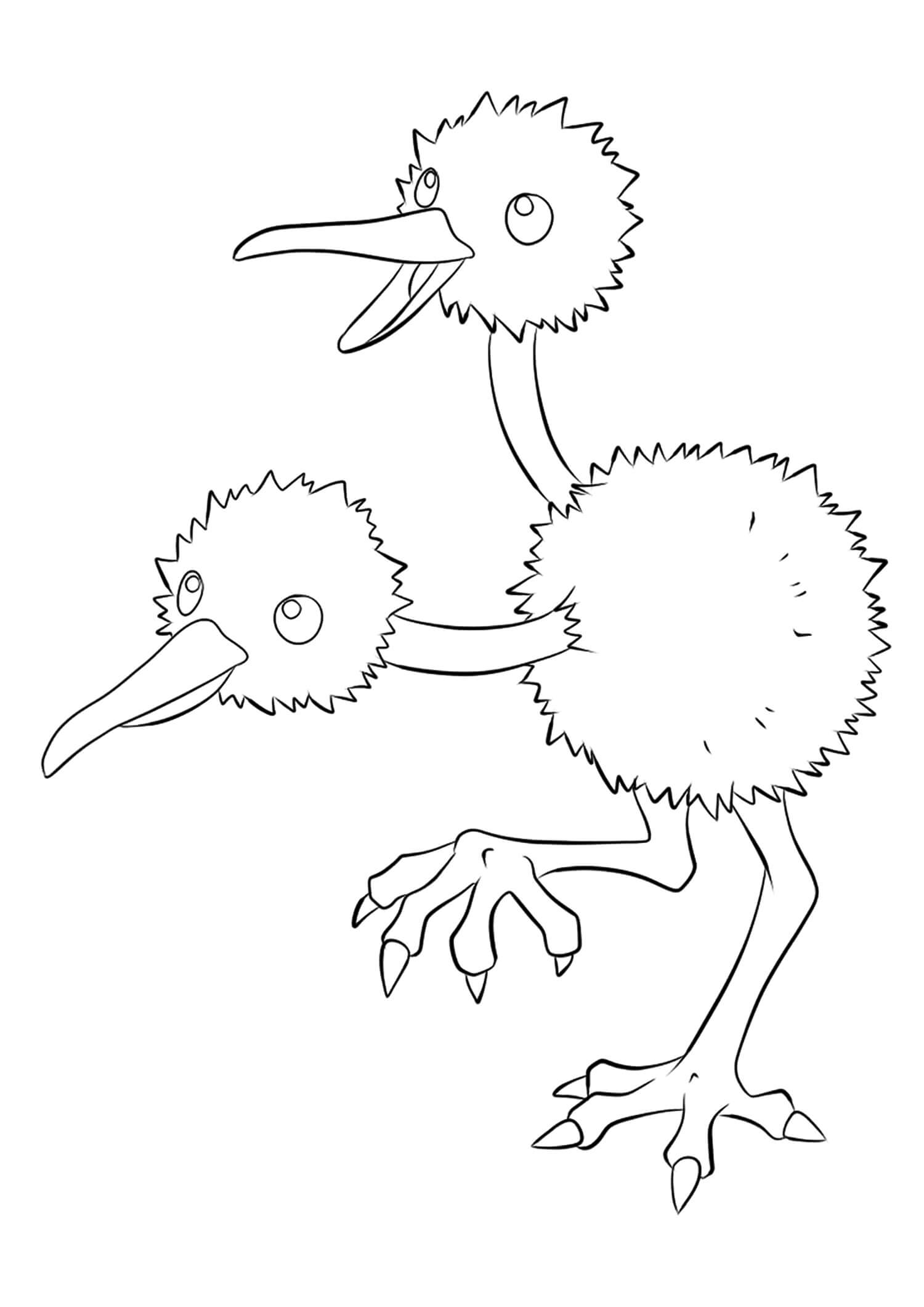 Dibujo de Doduo para Colorear