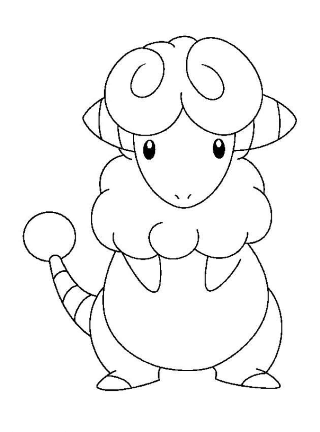 Dibujo de Flaaffy en Pokémon para Colorear