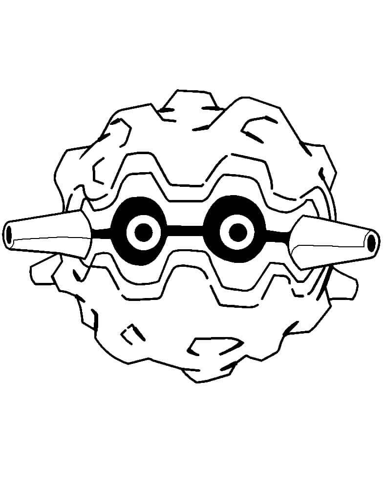 Dibujo de Forretress en Pokémon para Colorear