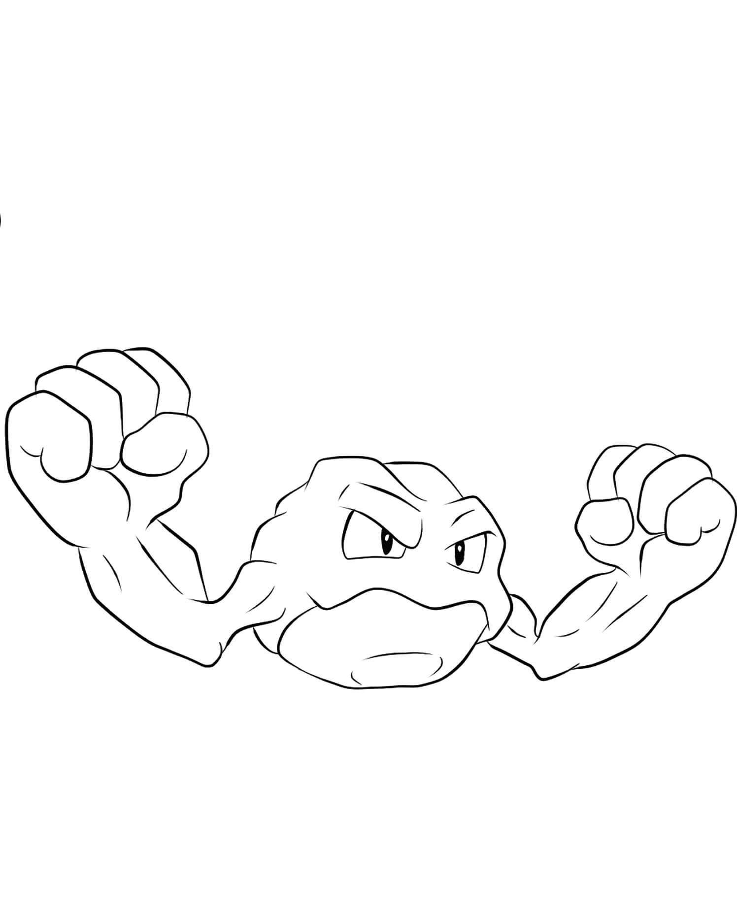 Dibujo de Geodude para Colorear