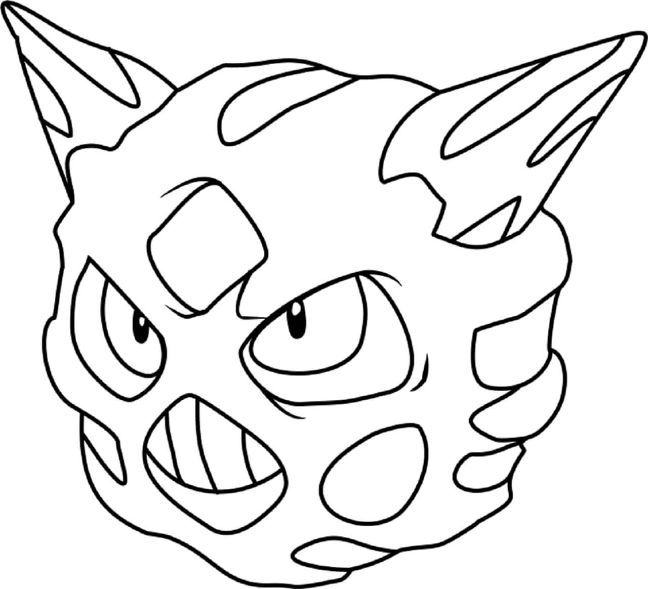 Dibujo de Glalie en Pokémon para Colorear
