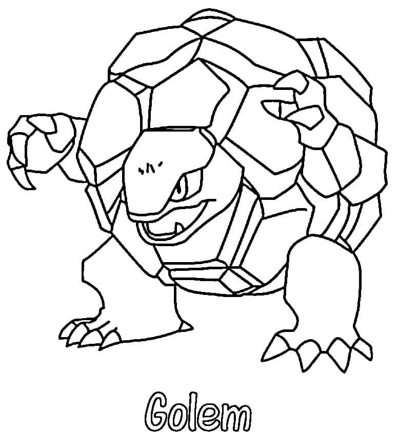 Dibujo de Golem para Colorear
