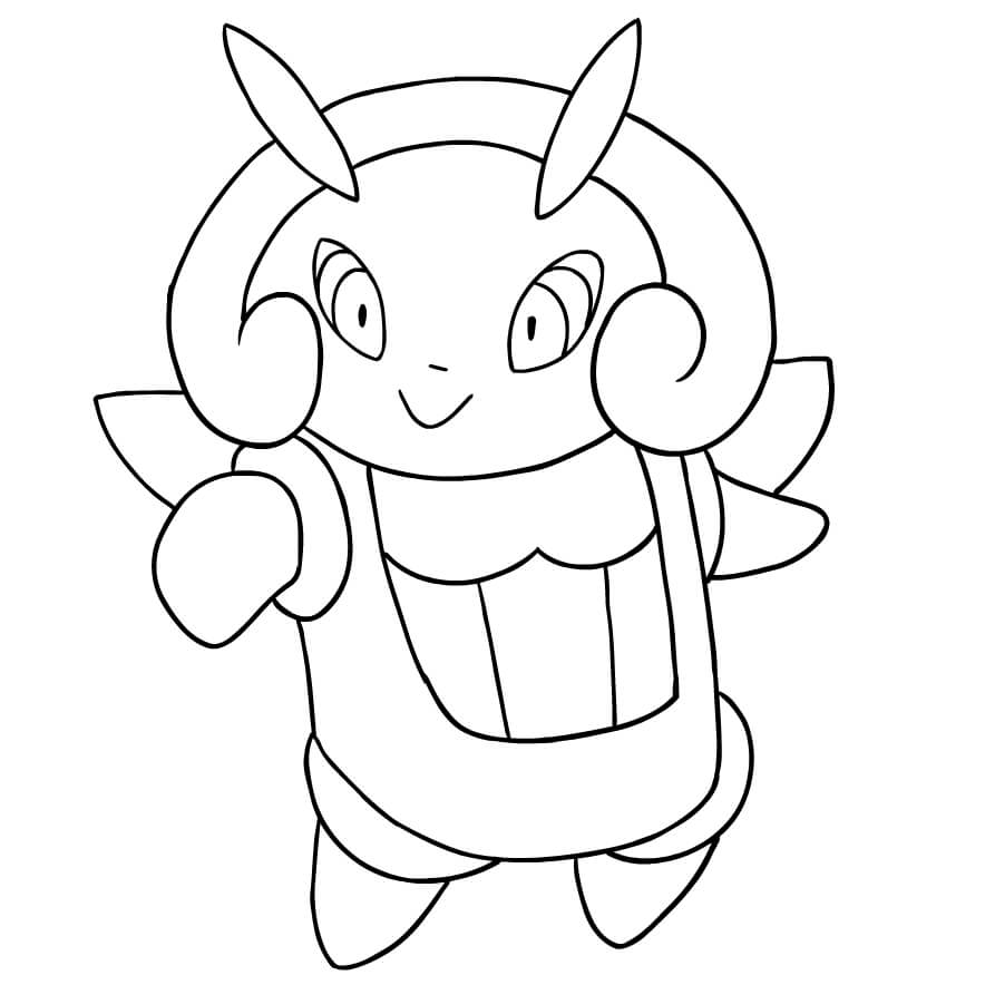 Dibujo de Illumise en Pokémon para Colorear
