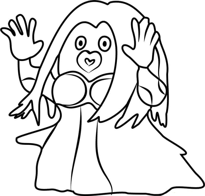 Dibujo de Jynx en Pokémon para Colorear
