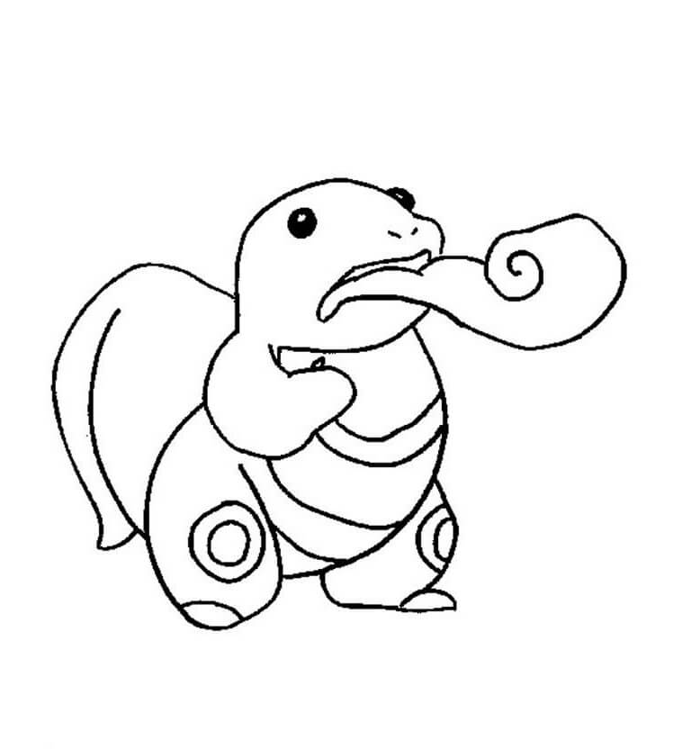 Dibujo de Lickitung en Pokémon para Colorear