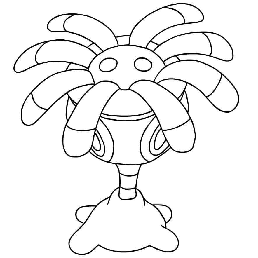 Dibujo de Lileep en Pokémon para Colorear