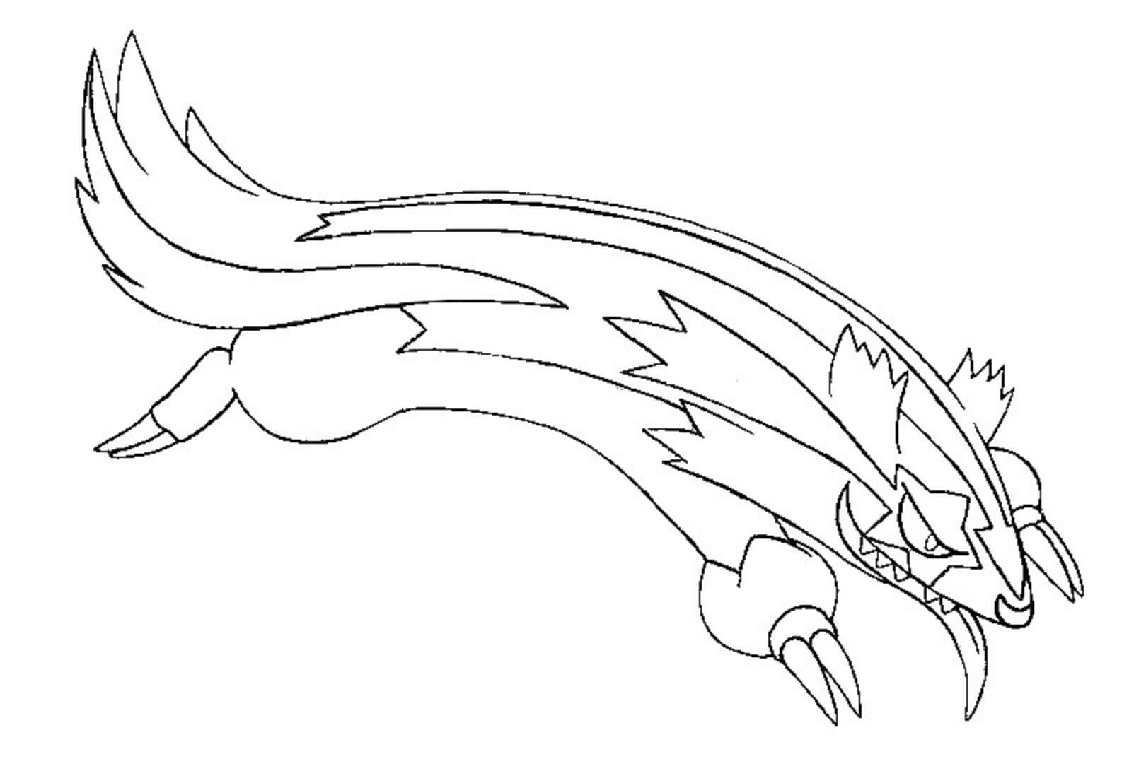 Dibujo de Linoone en Pokémon para Colorear
