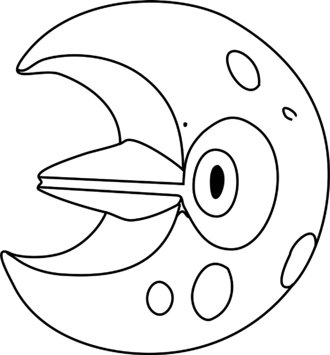 Dibujo de Lunatone para Colorear