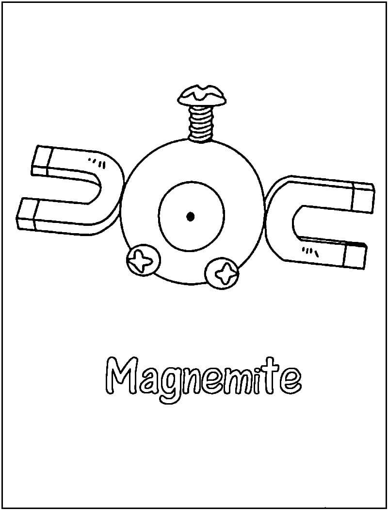 Dibujo de Magnemite para Colorear