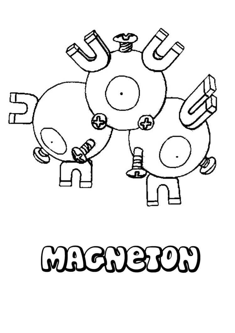 Dibujo de Magneton para Colorear