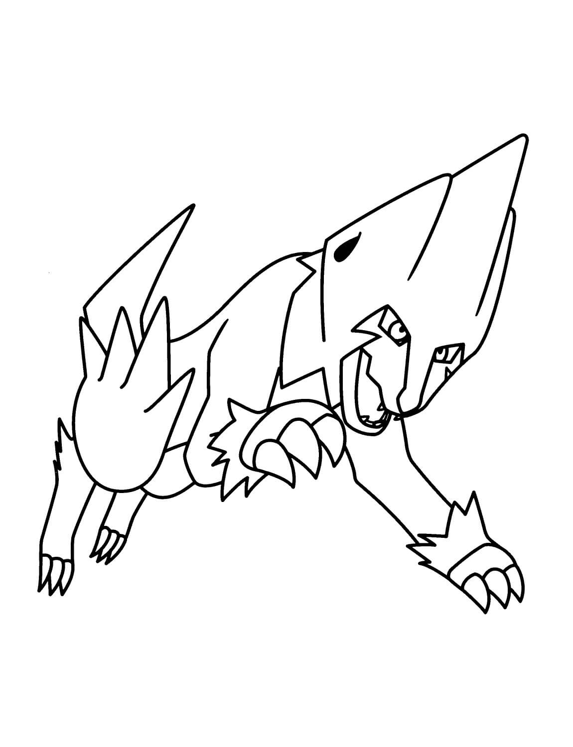 Dibujo de Manectric para Colorear
