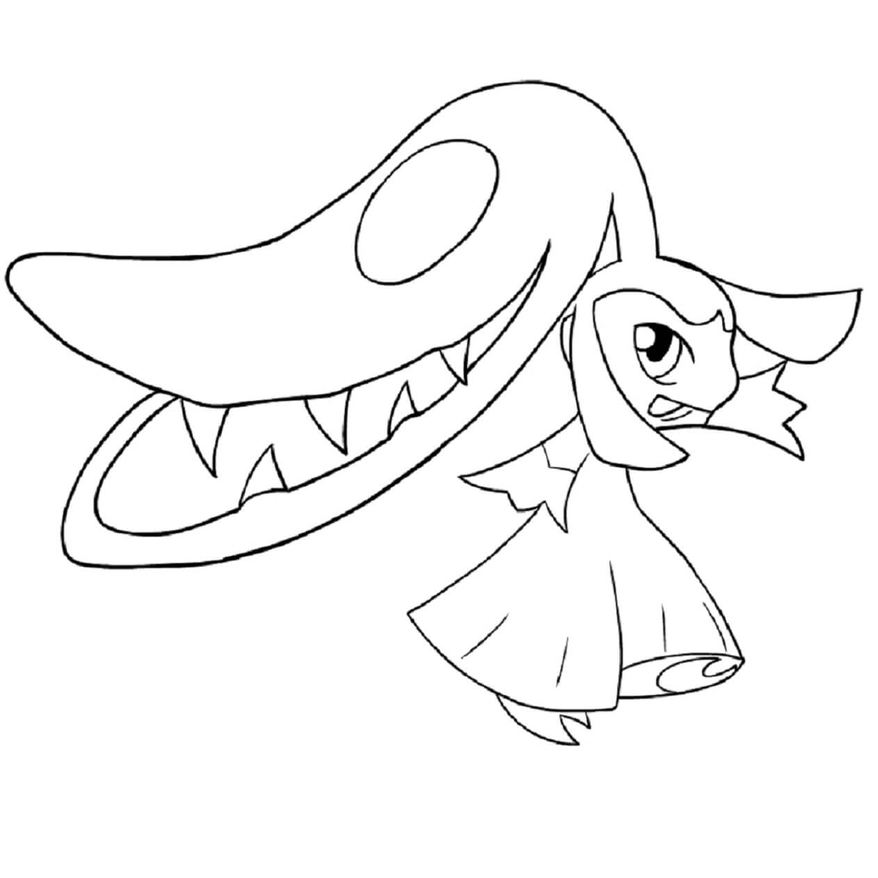 Dibujo de Mawile para Colorear