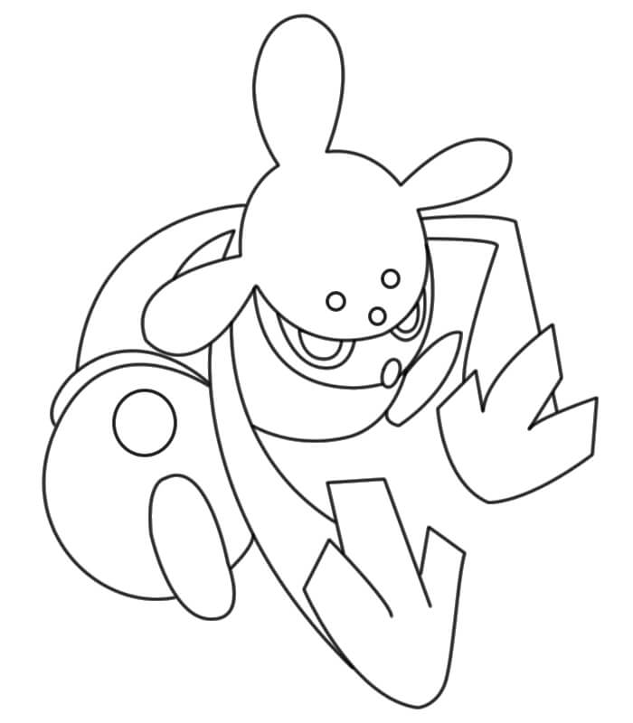 Dibujo de Medicham para Colorear