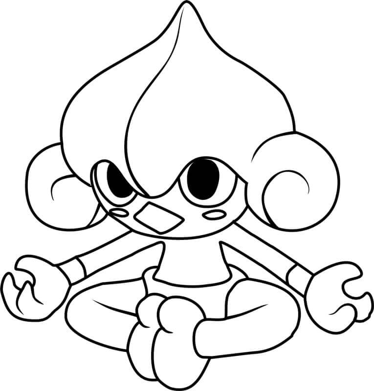Dibujo de Meditite para Colorear