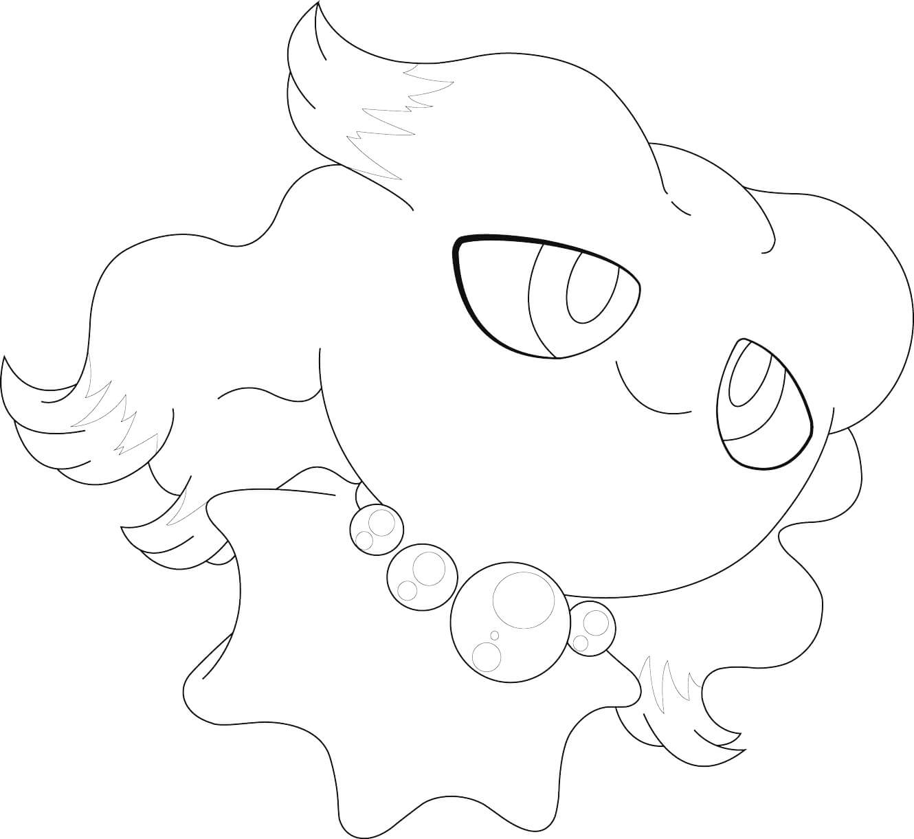 Dibujo de Misdreavus en Pokémon para Colorear