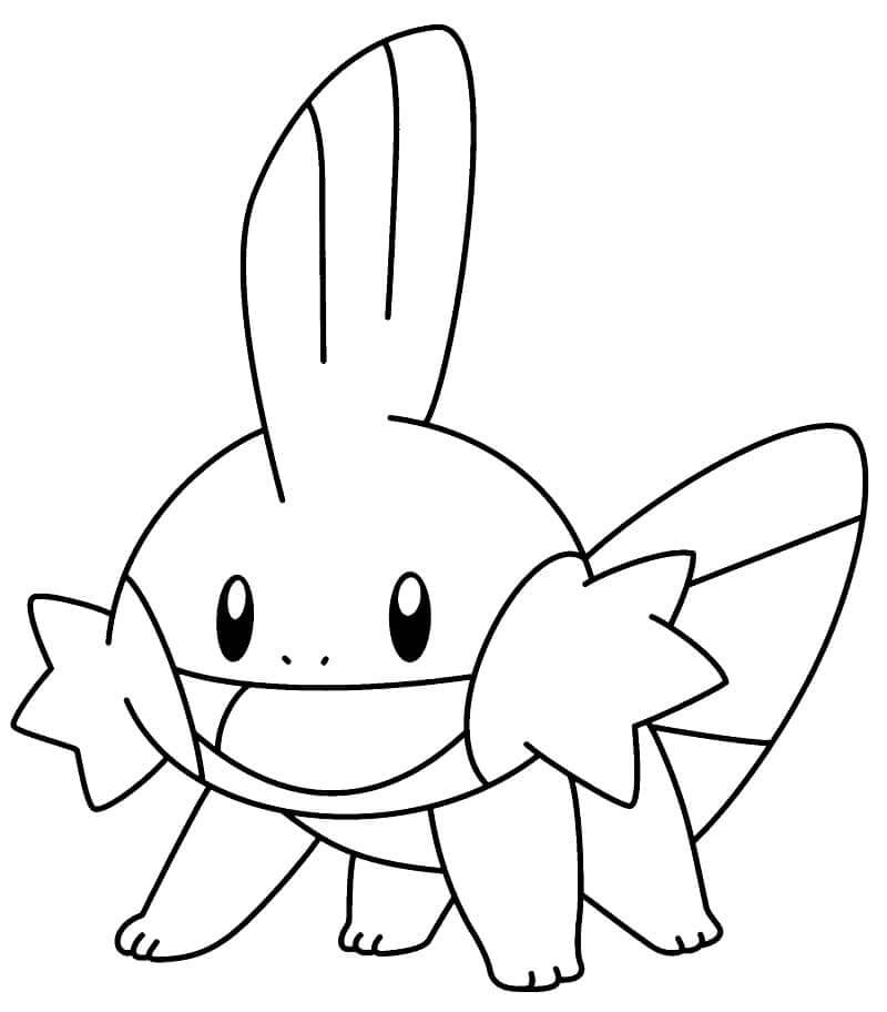 Dibujo de Mudkip para Colorear