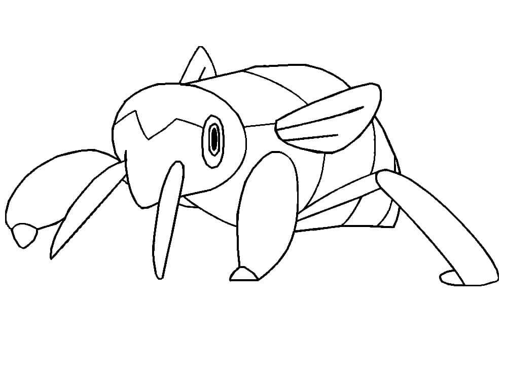 Dibujo de Nincada para Colorear