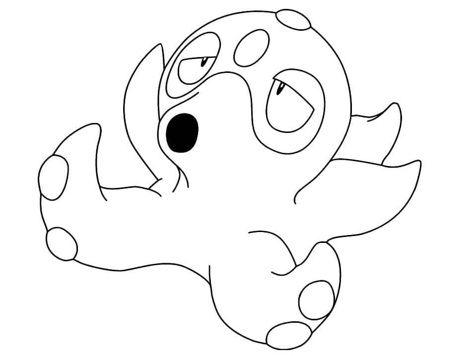 Dibujo de Octillery en Pokémon para Colorear