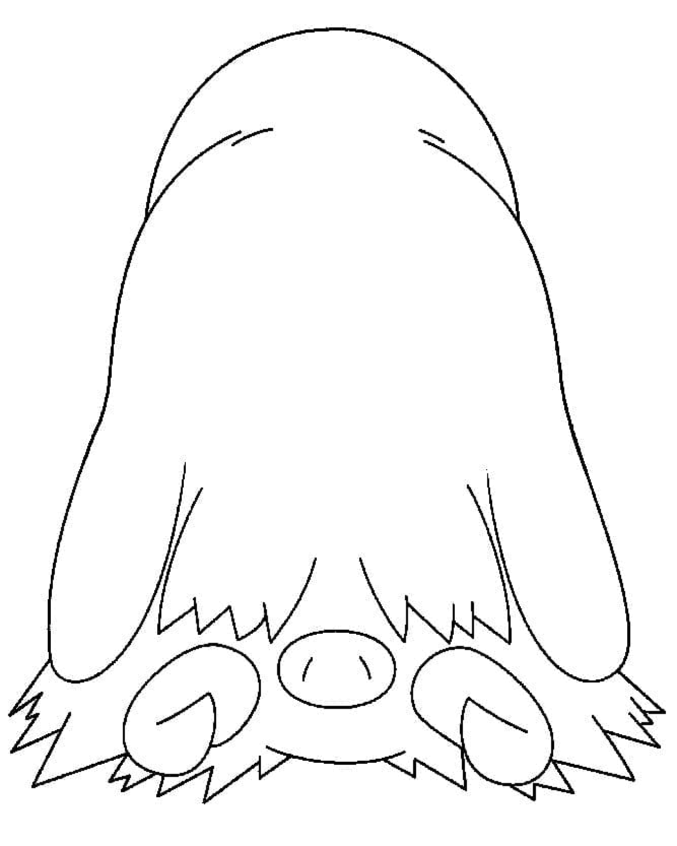 Dibujo de Piloswine en Pokémon para Colorear