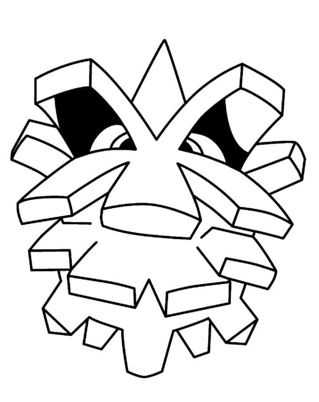 Dibujo de Pineco en Pokémon para Colorear