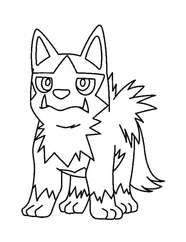 Dibujo de Poochyena para Colorear
