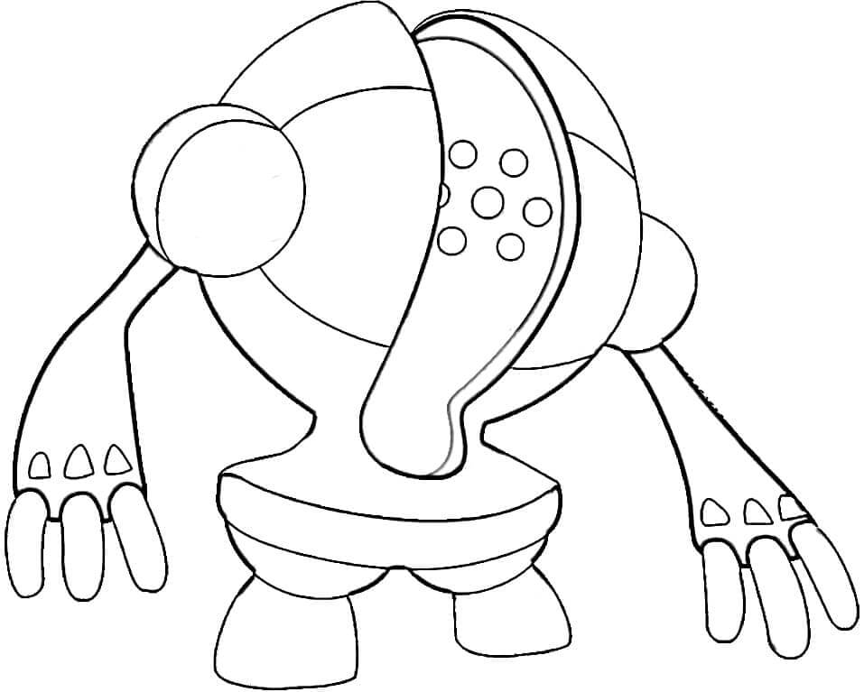 Dibujo de Registeel para Colorear