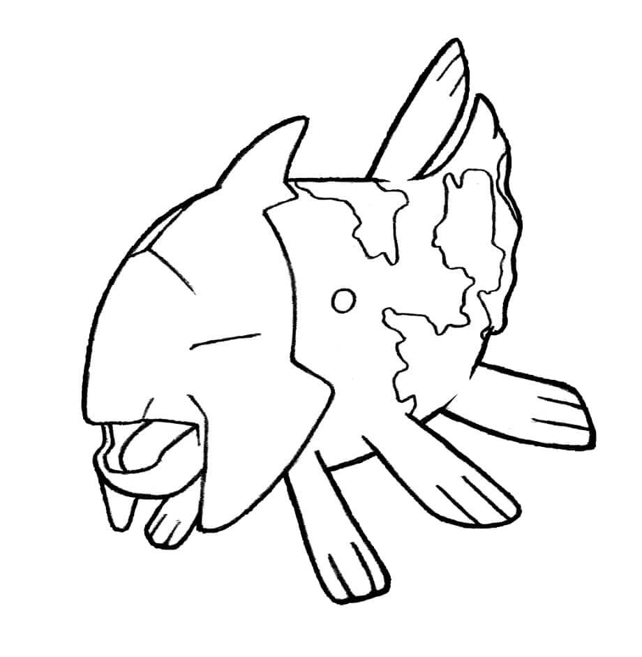 Dibujo de Relicanth para Colorear
