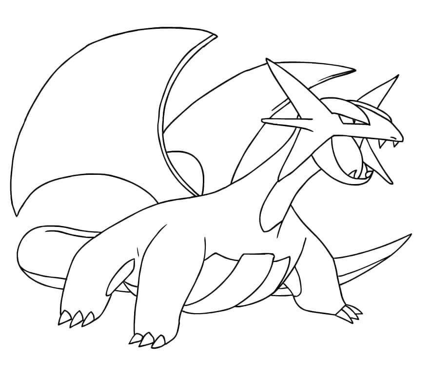 Dibujo de Salamence para Colorear