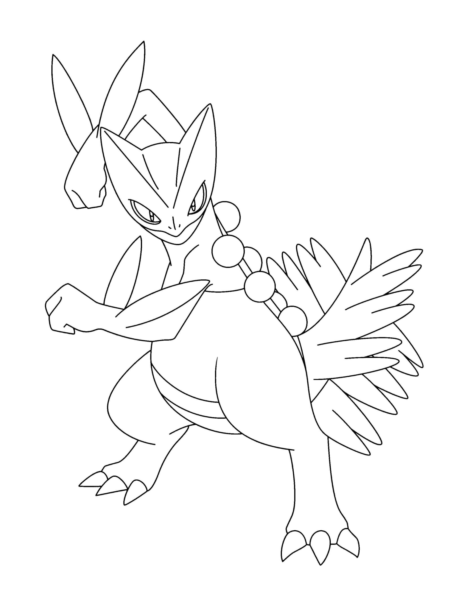 Dibujo de Sceptile Scaled para Colorear