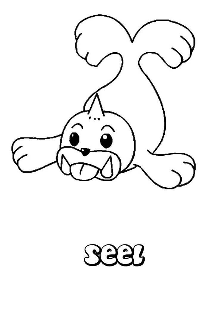 Dibujo de Seel para Colorear