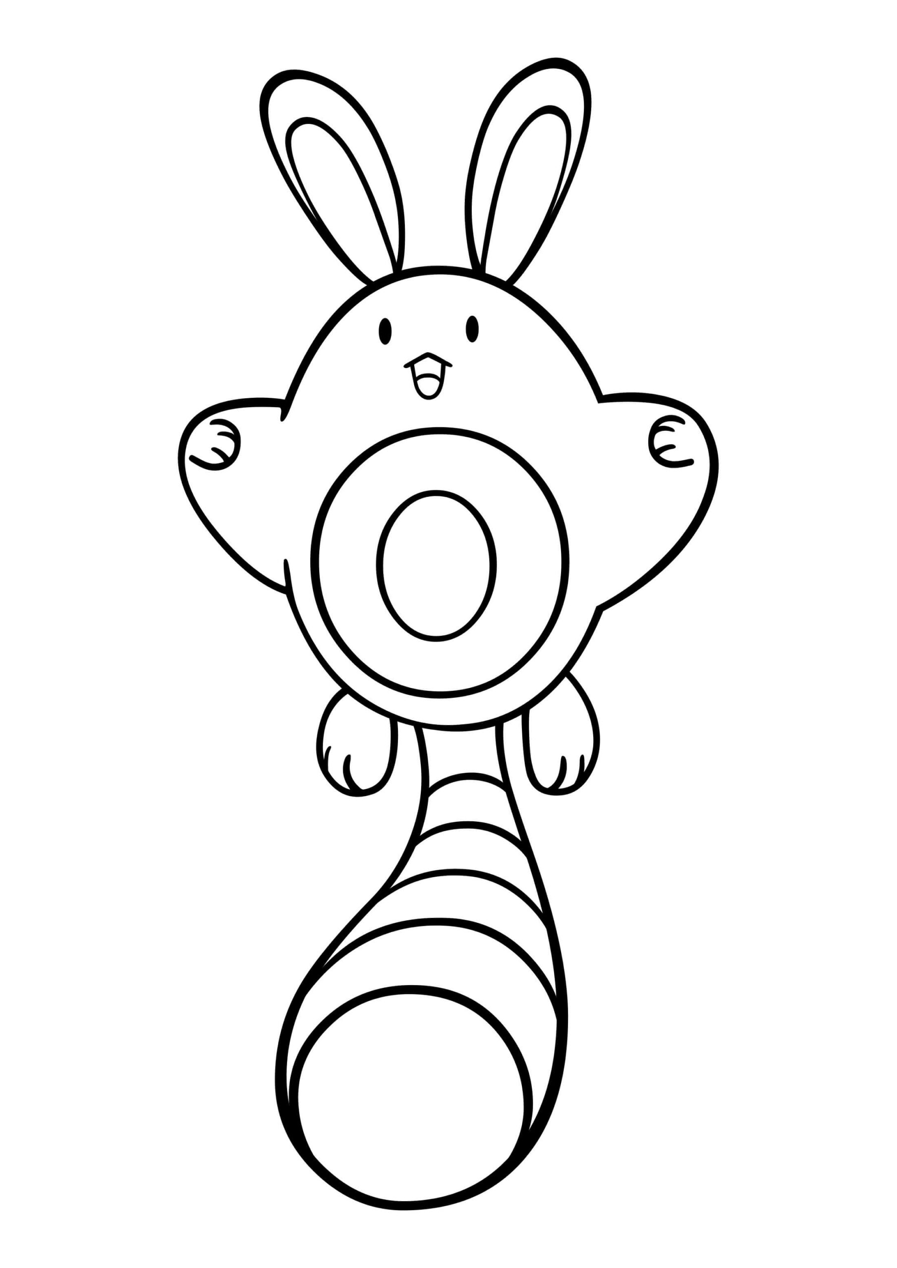 Dibujo de Sentret en Pokémon Scaled para Colorear