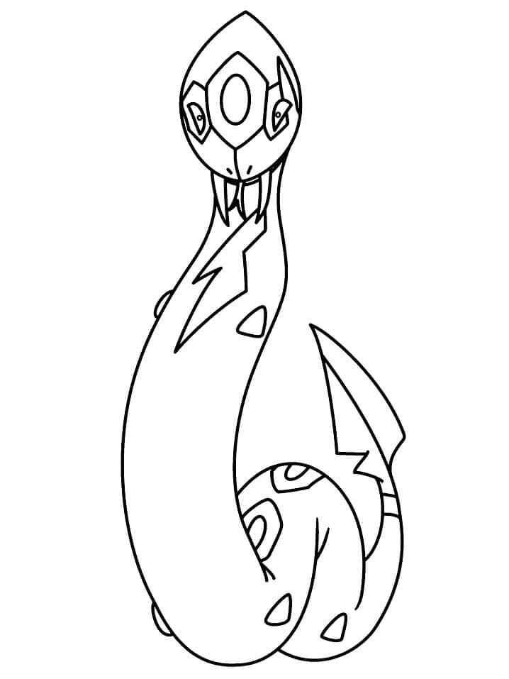 Dibujo de Seviper para Colorear