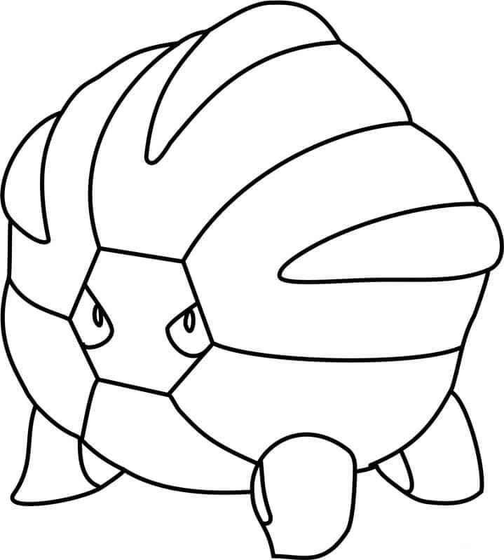 Dibujo de Shelgon para Colorear