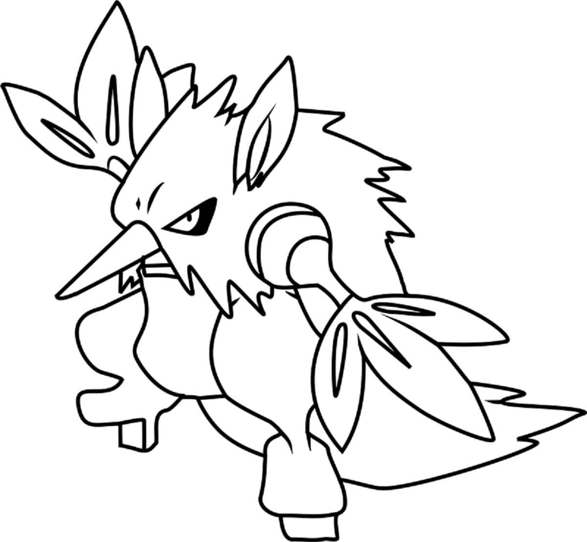 Dibujo de Shiftry para Colorear