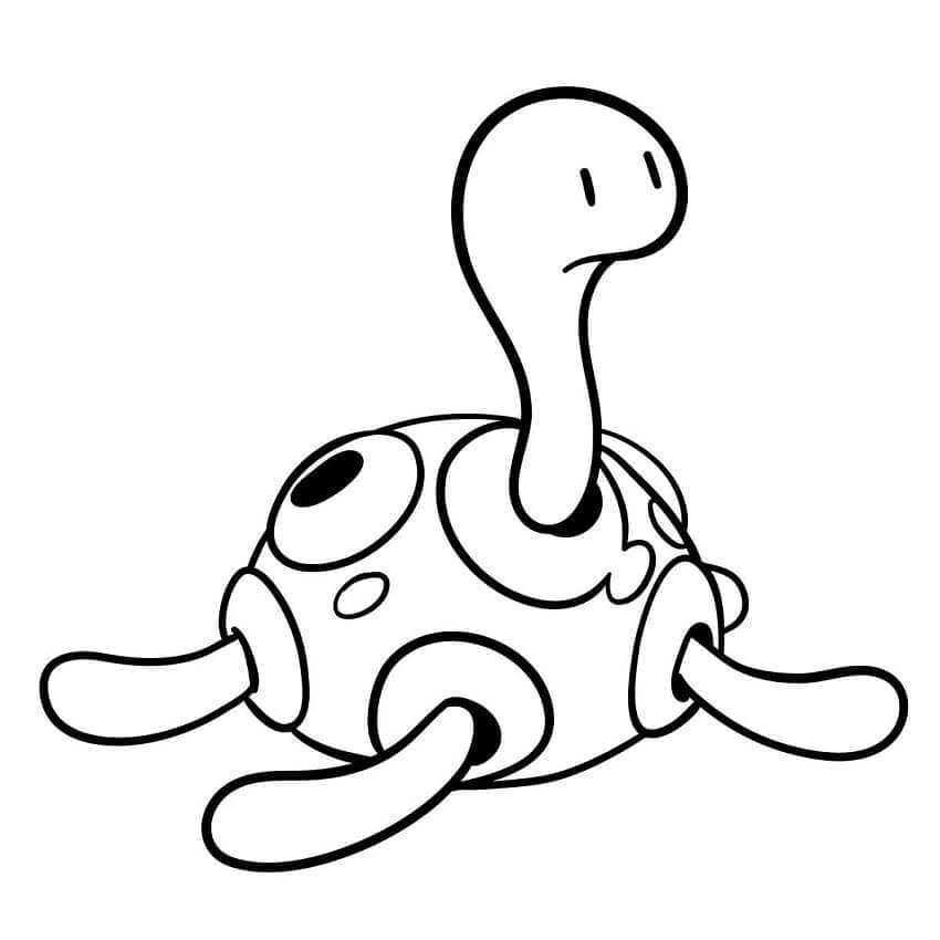 Dibujo de Shuckle en Pokémon para Colorear