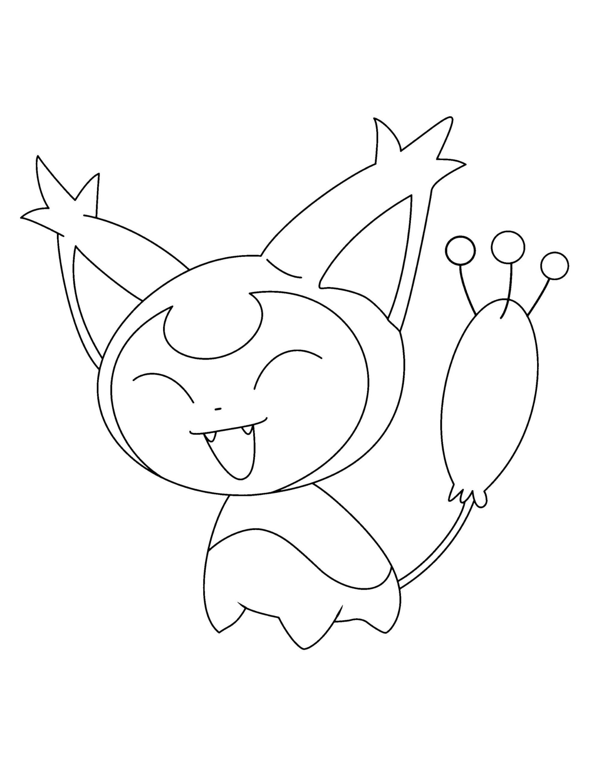 Dibujo de Skitty Scaled para Colorear