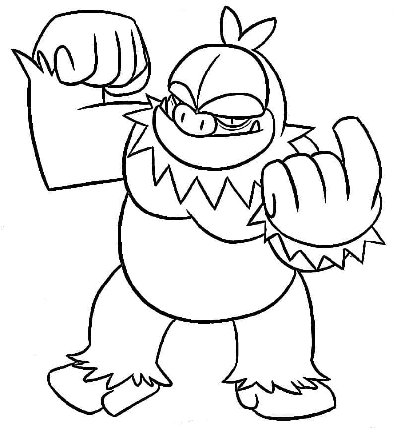 Dibujo de Slaking para Colorear