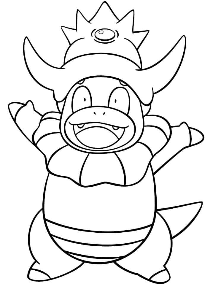 Dibujo de Slowking en Pokémon para Colorear