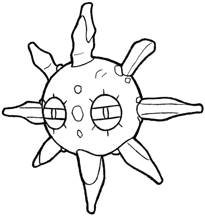 Dibujo de Solrock para Colorear