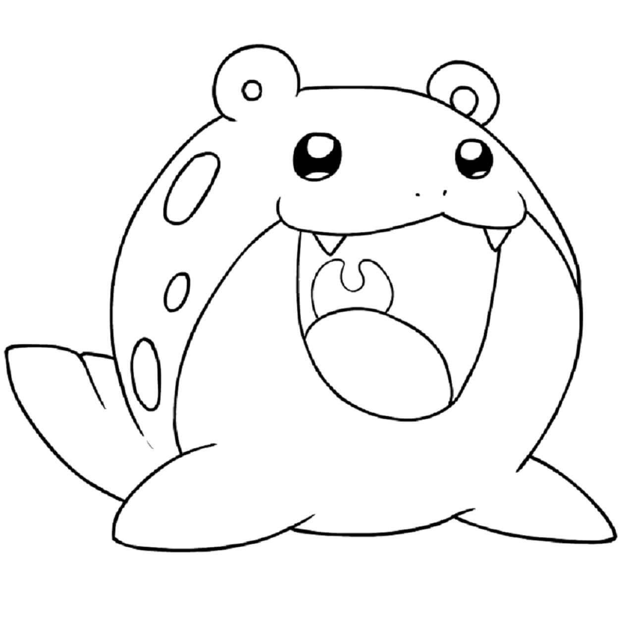 Dibujo de Spheal para Colorear
