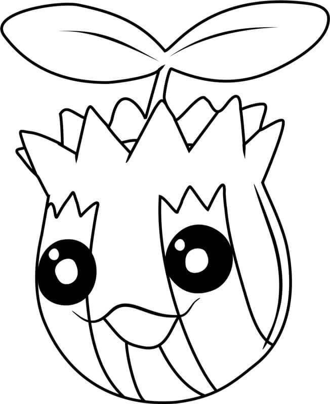 Dibujo de Sunkern en Pokémon para Colorear