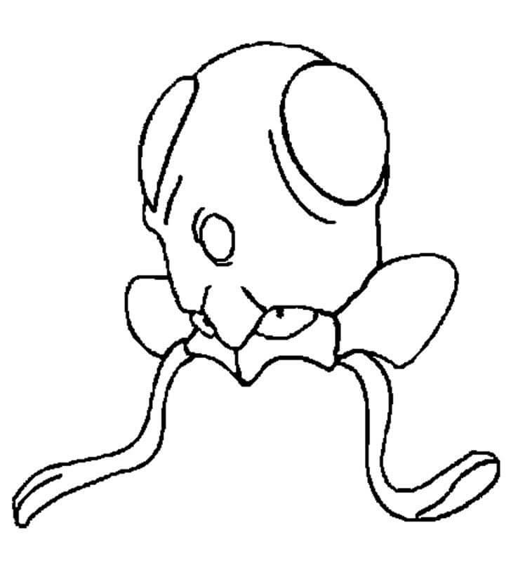 Dibujo de Tentacool para Colorear