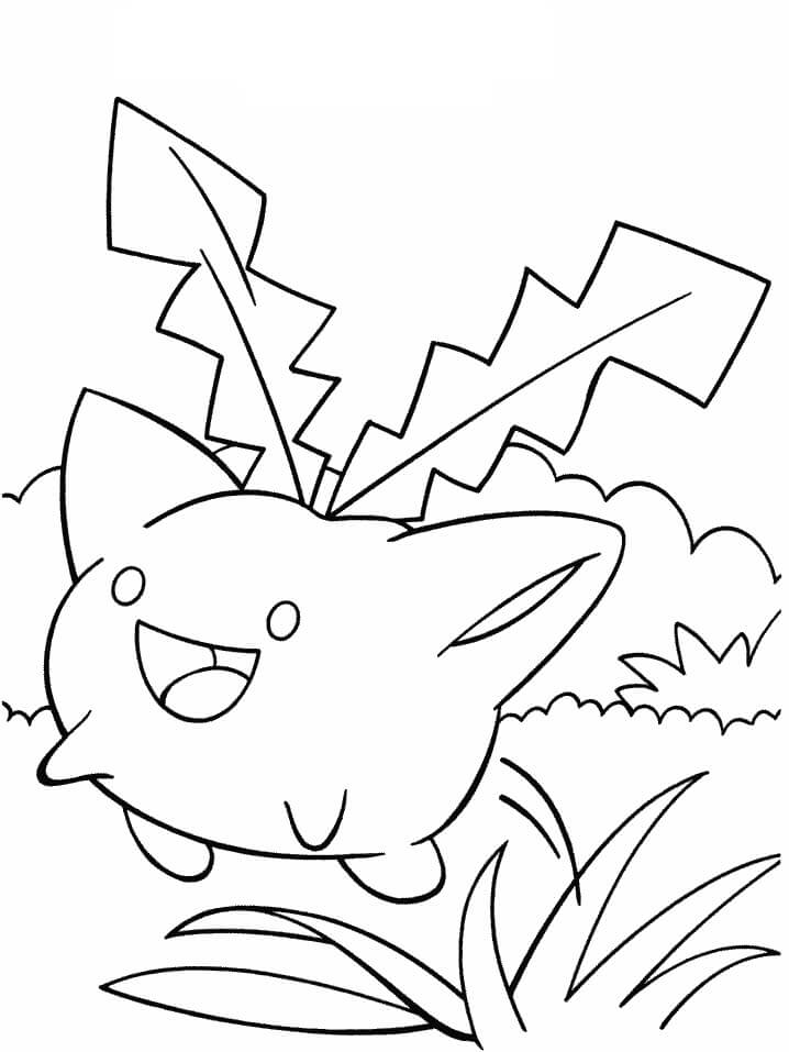 Dibujo de Hoppip en Pokémon para Colorear