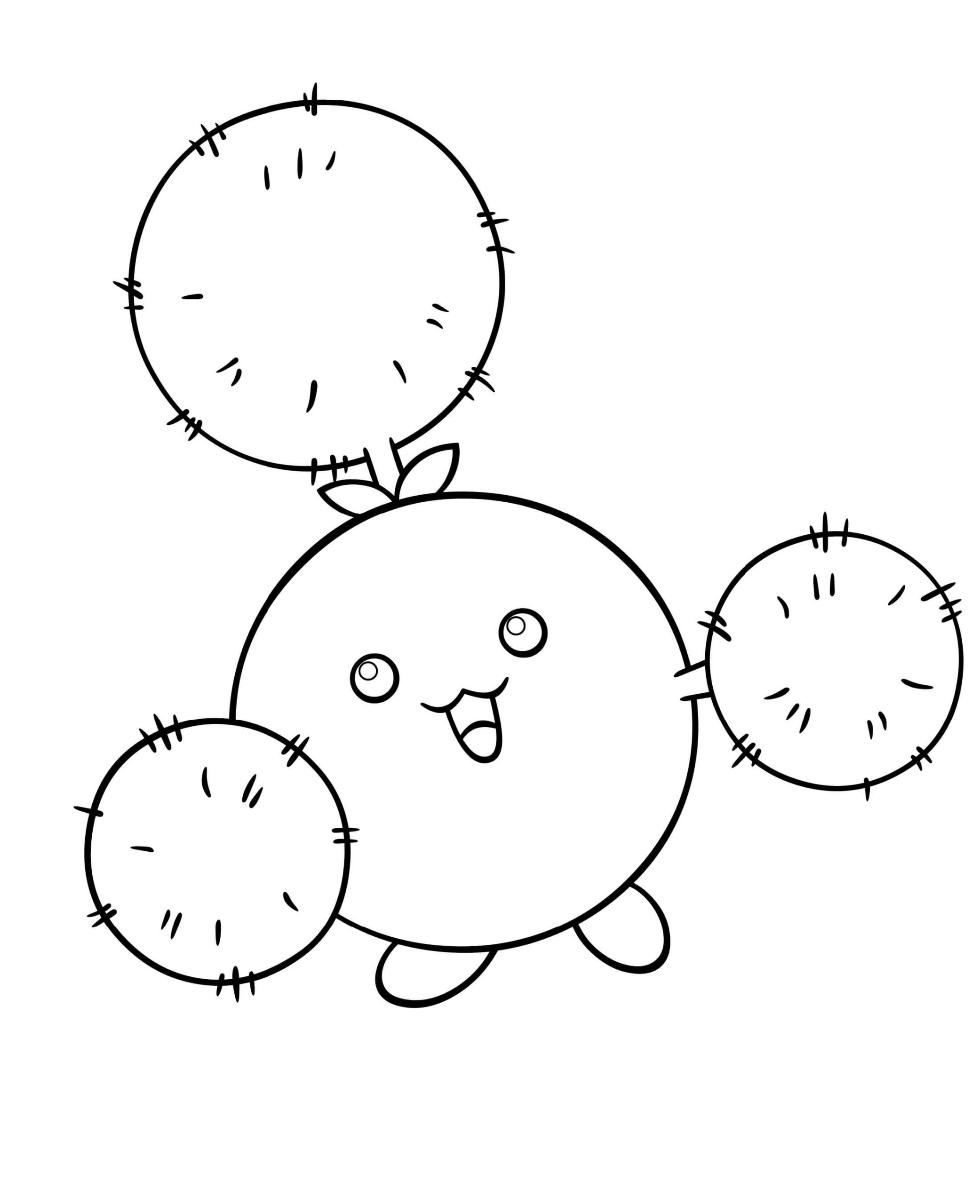 Dibujo de Jumpluff en Pokémon para Colorear