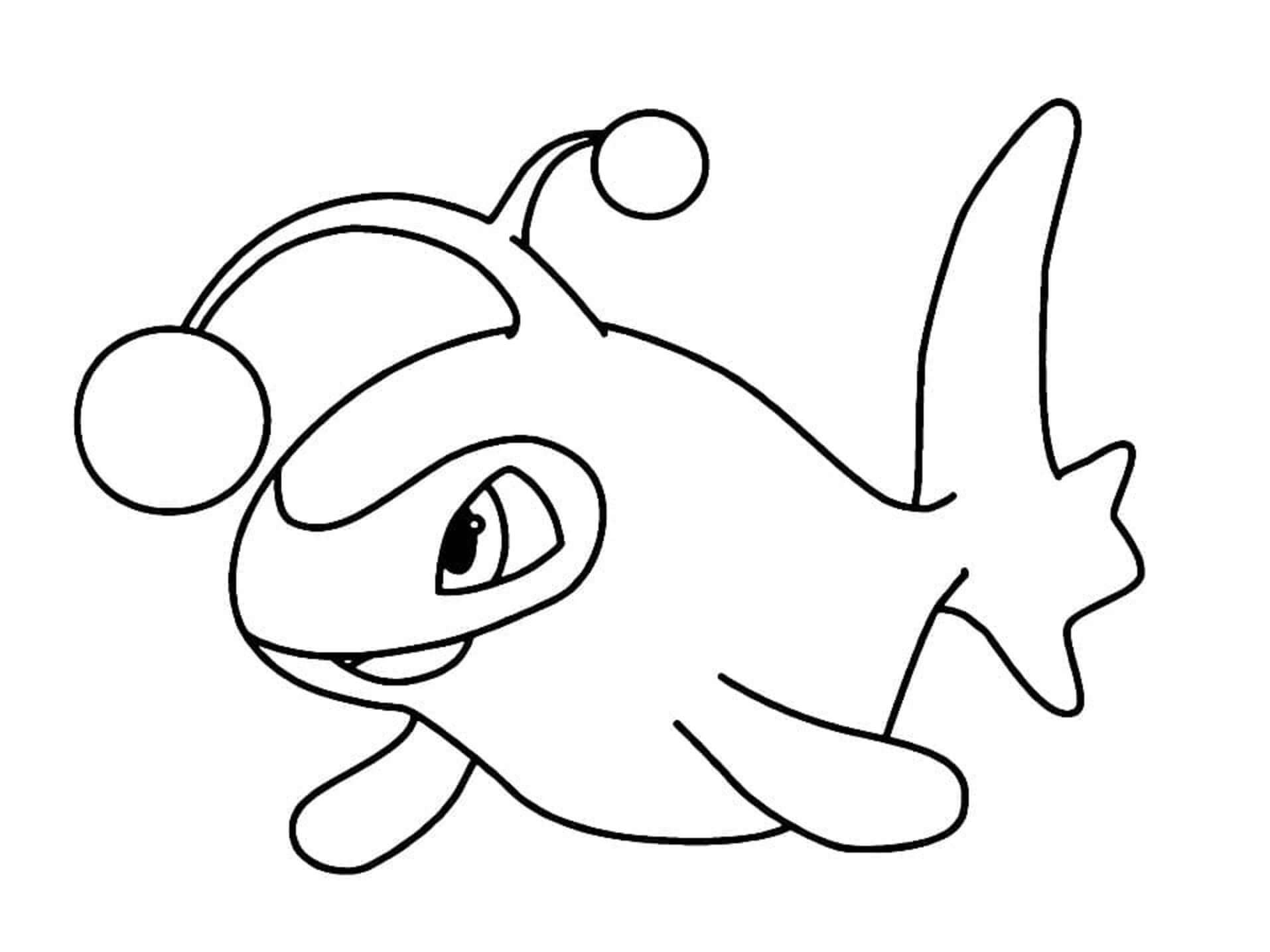 Dibujo de Lanturn en Pokémon para Colorear