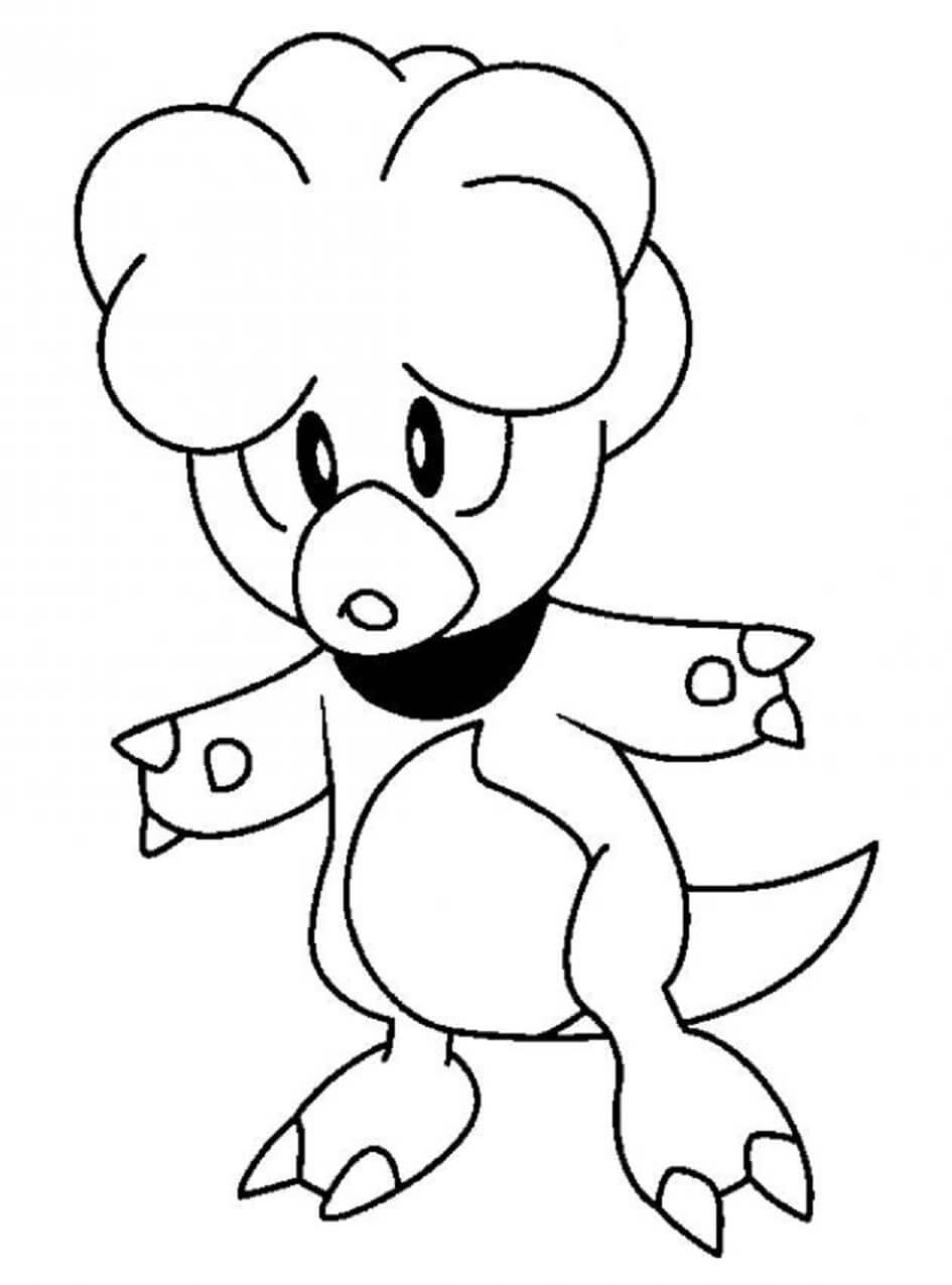 Dibujo de Magby en Pokémon para Colorear